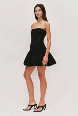 Aje Florence Black Mini Dress size 10 for rent on The Volte - image 4