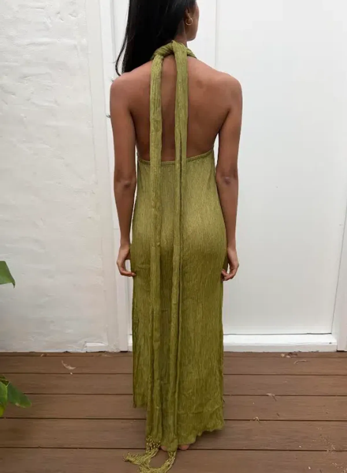 Savannah Morrow Verita Green Maxi Dress Size XXS - Image 2