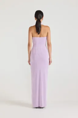 TOJHÀ Tamsin Halter Maxi Dress | Cherry Liqueur | Size 6 AU for rent on The Volte - image 5