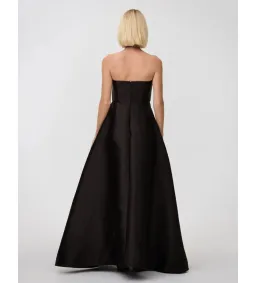 Aston Studio Audrey Gown in Nero Size AU8 for rent on The Volte - image 3