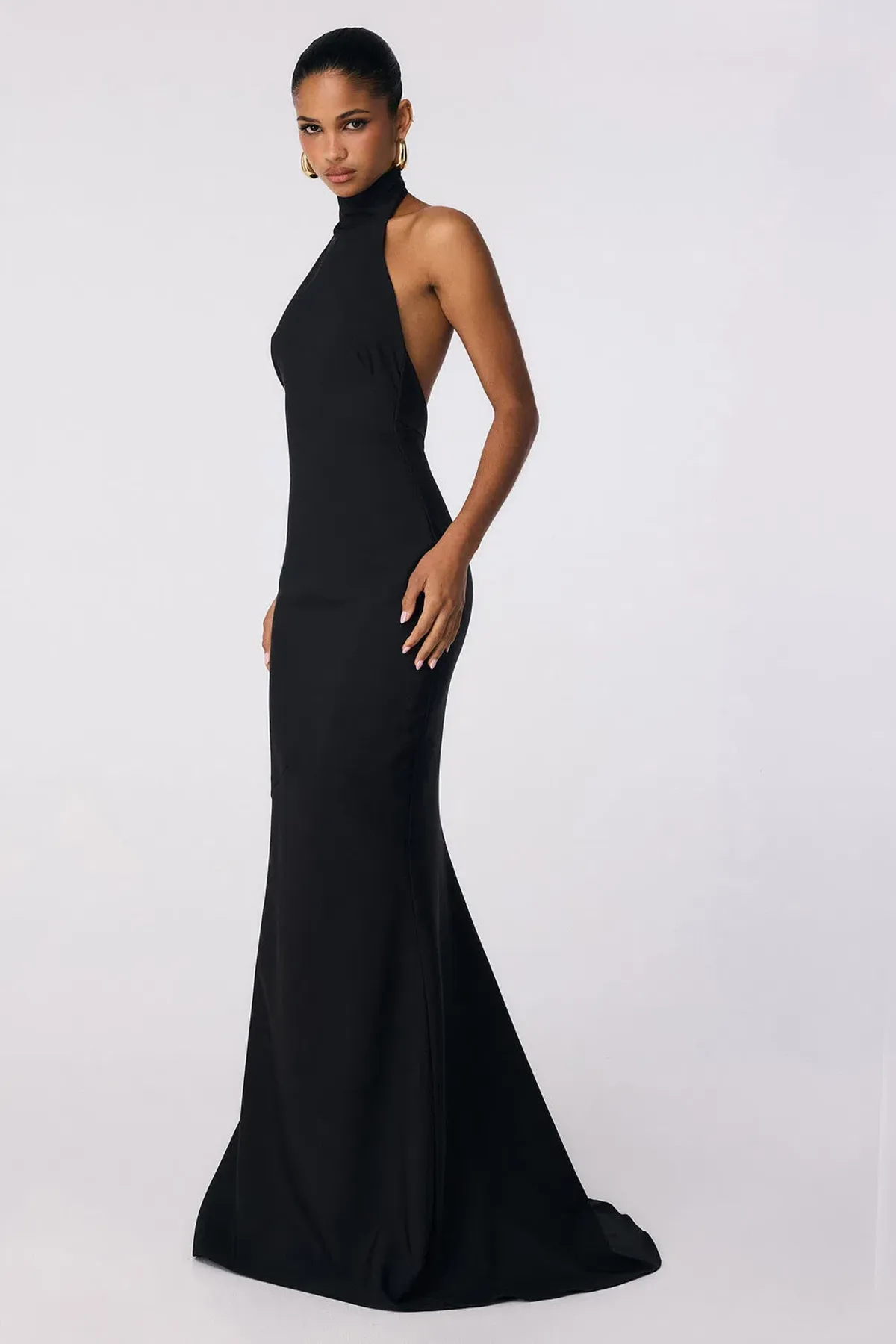 Nookie Palais Halter Gown in Black Size M / AU 10 - Image 2