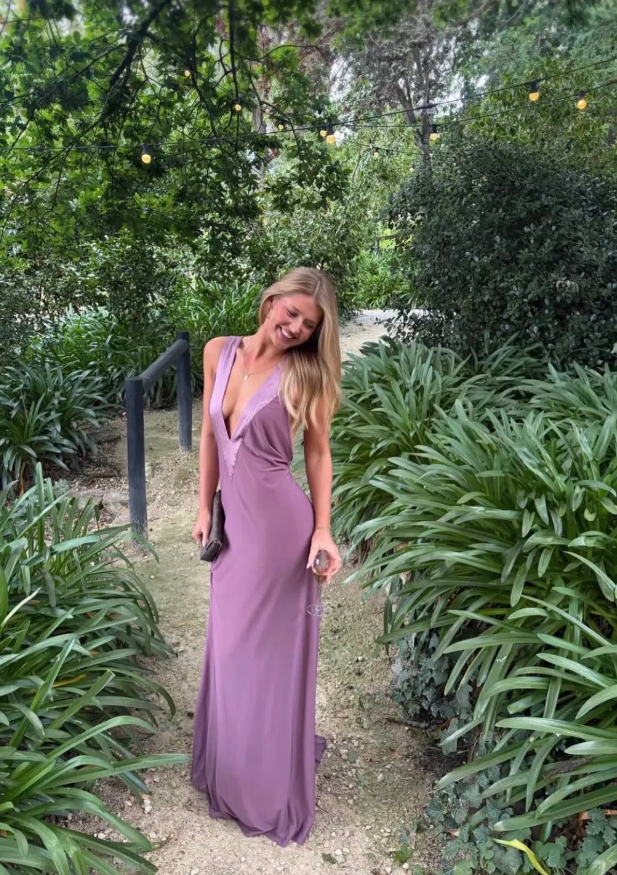 Rosa Maxi dress in Mauve size small - Image 1