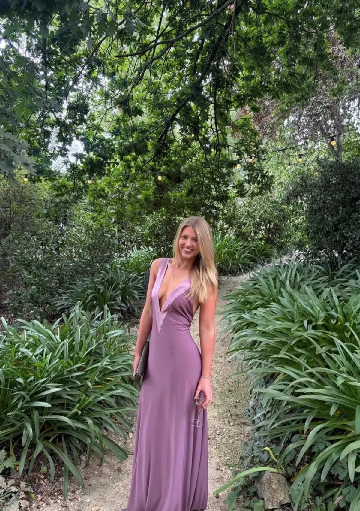 Rosa Maxi dress in Mauve size small - Image 2