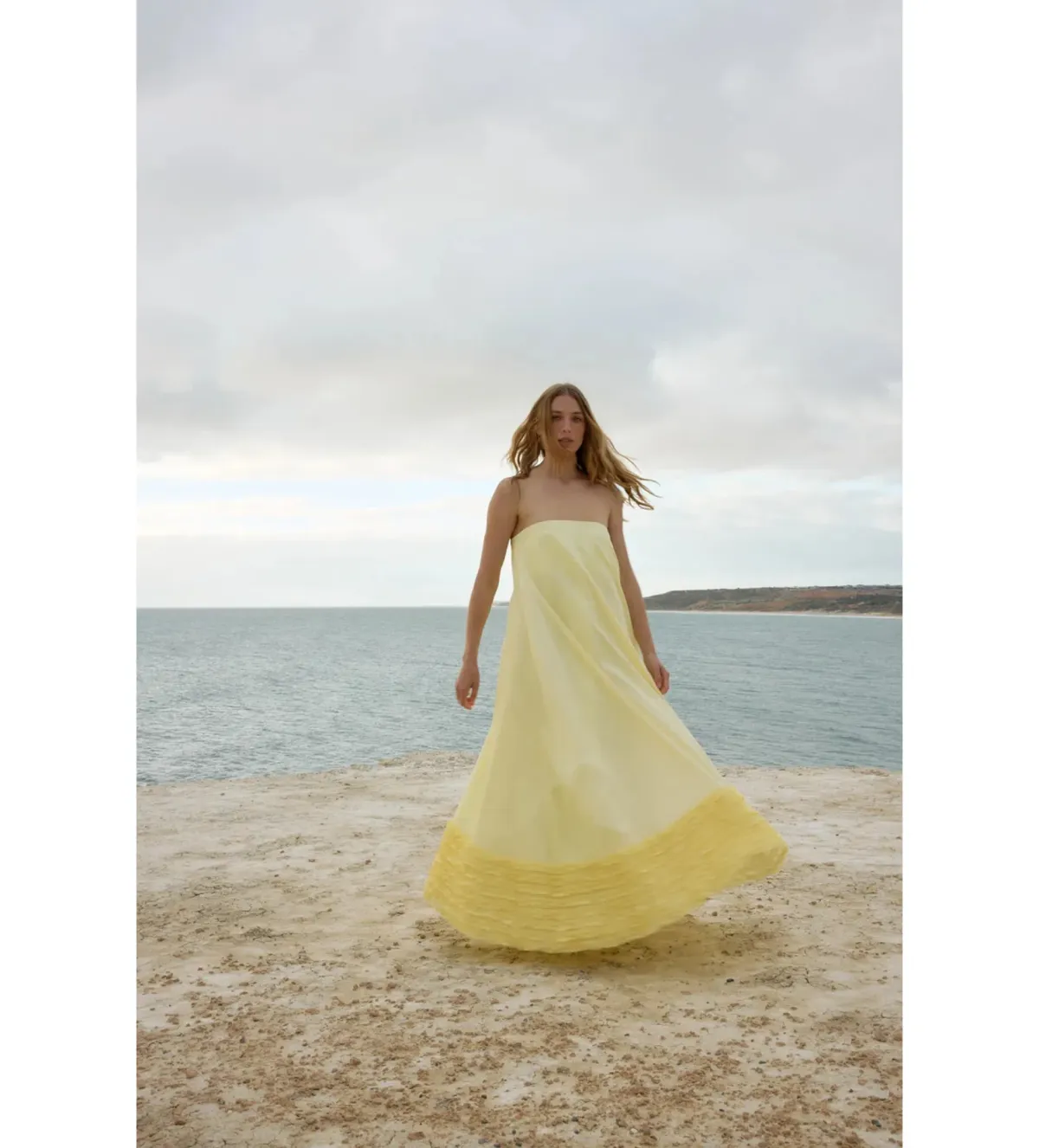 Aston Studio Angeline Gown in Buttercup Size AU10 - Image 1