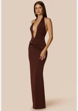 Nookie Leonie Halter Maxi Dress for rent on The Volte - image 1