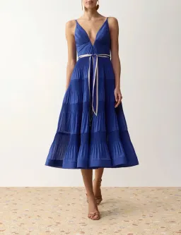 Zimmermann V NECK PLEATED MIDI - size 1 for rent on The Volte - image 1