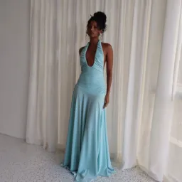 Deconduarte Ambrose Gown Baby Blue Size XS for rent on The Volte - image 1