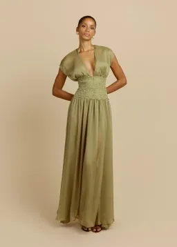 Arcina Ori Mary Jane Dress – Pistachio Green – Size AU 8 (S)  for rent on The Volte - image 7