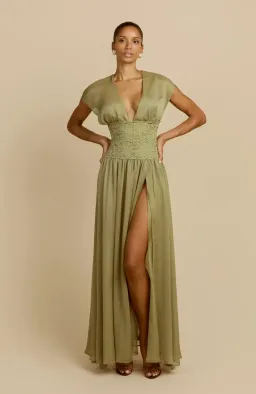 Arcina Ori Mary Jane Dress – Pistachio Green – Size AU 8 (S)  for rent on The Volte - image 1