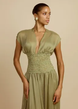 Arcina Ori Mary Jane Dress – Pistachio Green – Size AU 8 (S)  for rent on The Volte - image 6