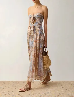 Zimmermann Echo Scarf Midi Dress s0 for rent on The Volte - image 2