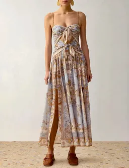 Zimmermann Echo Scarf Midi Dress s0 for rent on The Volte - image 1