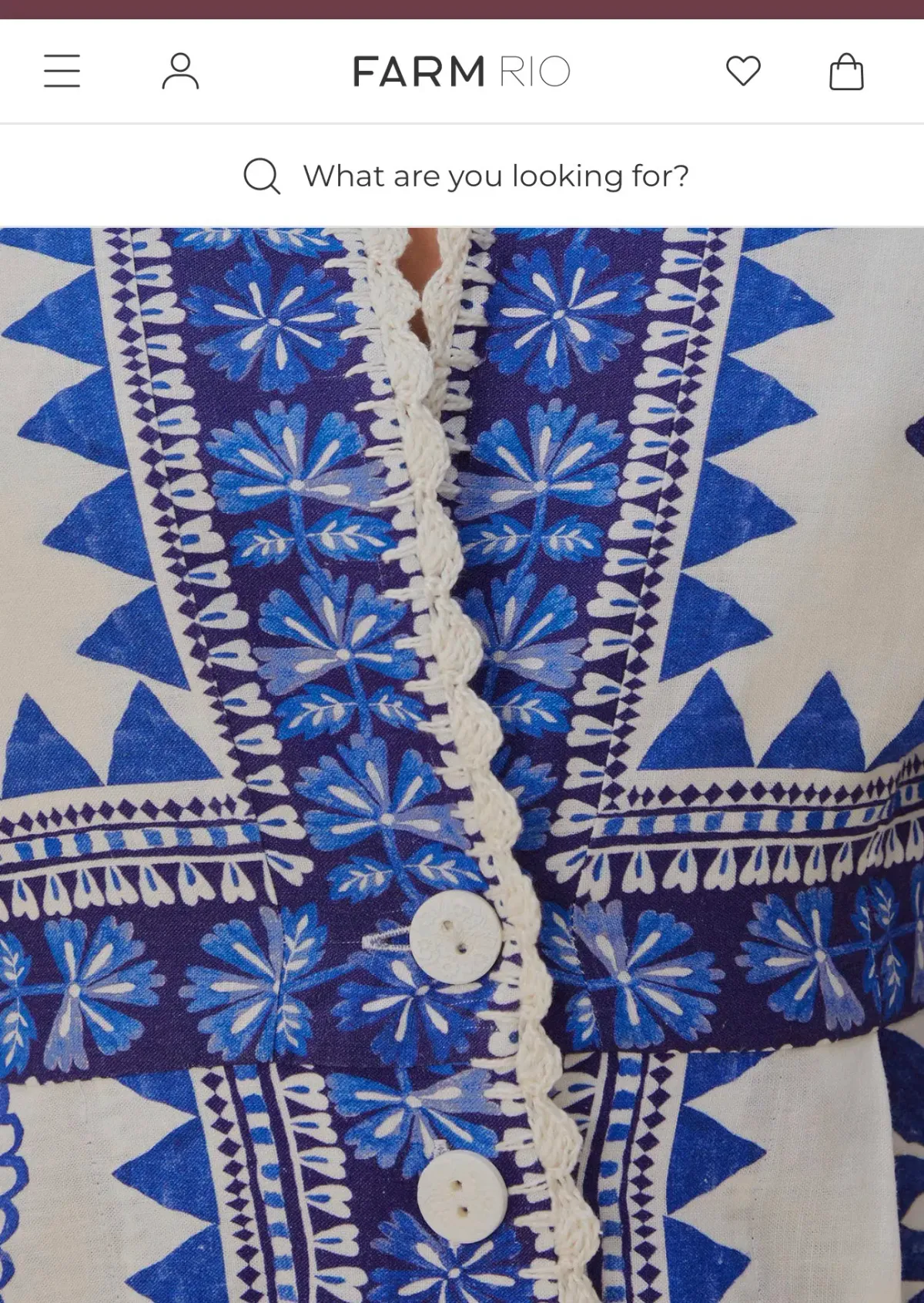 Farm Rio Tapestry linen Dress - Image 2