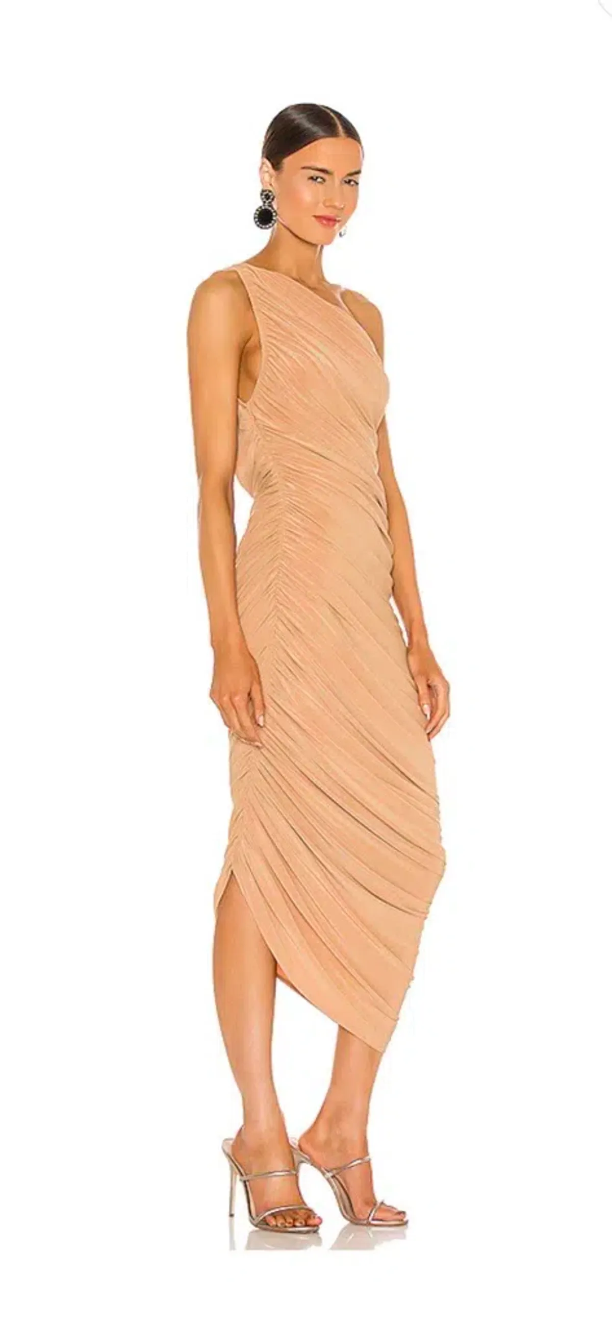 Norma Kamali Diana Gown in Nude Size S - Image 3