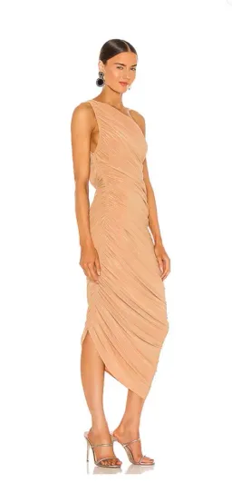 Norma Kamali Diana Gown in Nude Size S for rent on The Volte - image 3