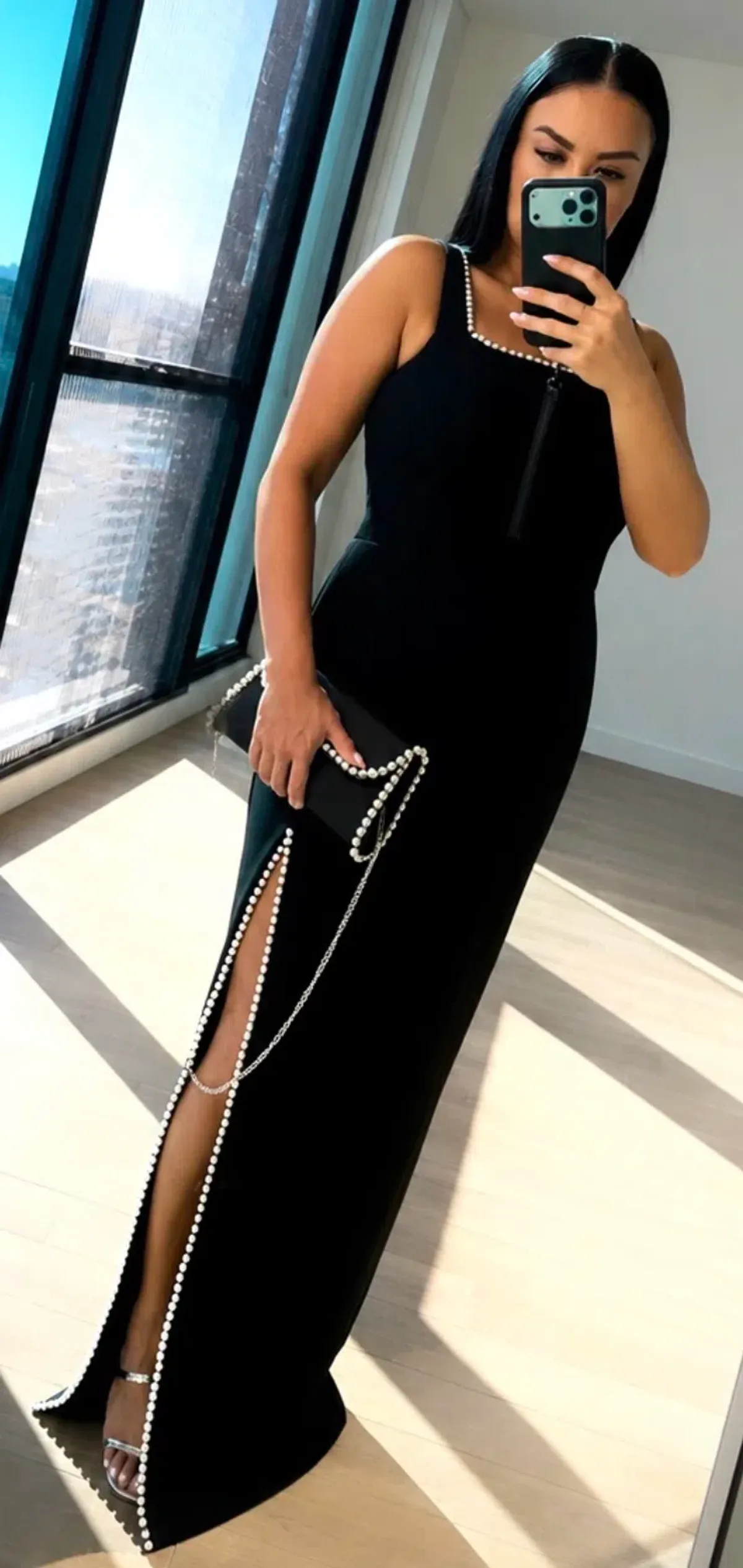 Elle Zeitoune Victoria maxi black size 14 - Image 3