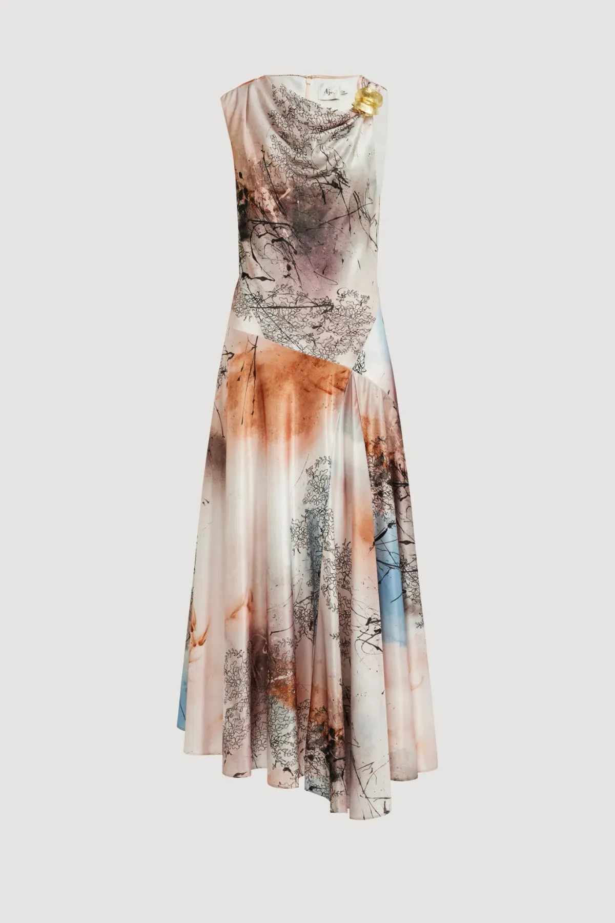 AJE MARISA MIDI DRESS [ARIA NATURA] SIZE 8 - Image 2