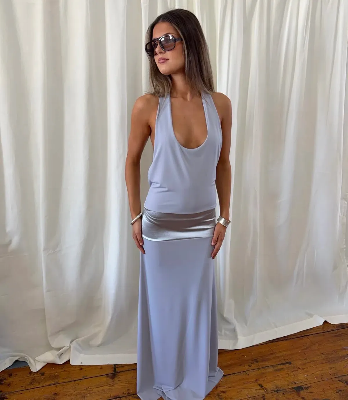 LaMarie Serena dress silver XS/S - Image 3