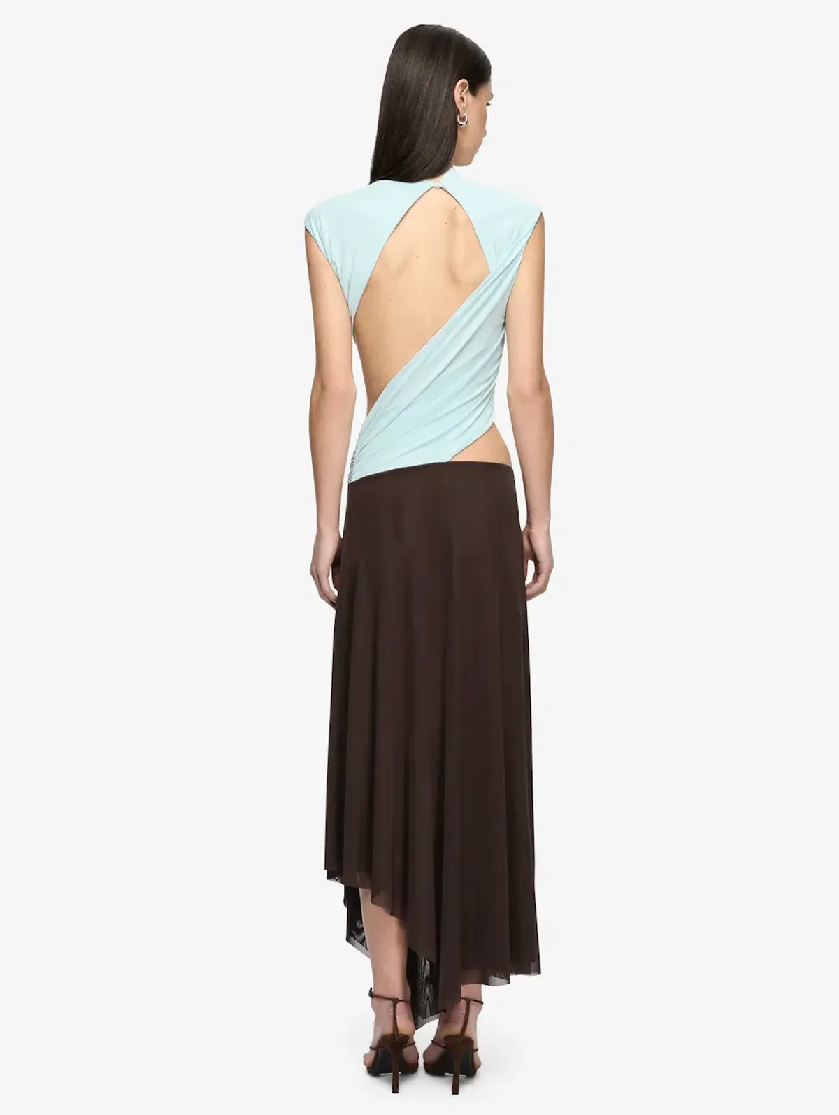 BEC & BRIDGE CONNI ASYM MIDI DRESS. SIZE 8 / 6-8 AU - Image 2