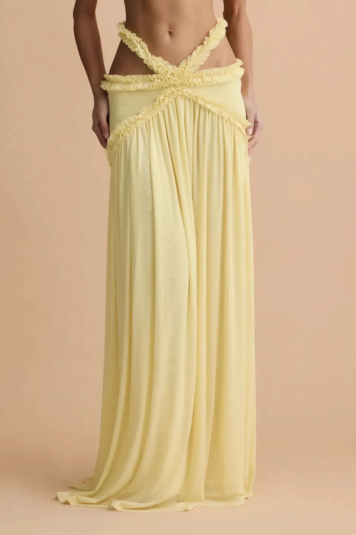 MELANI THE LABEL AMELIA CROP & BELLE SKIRT. SIZE S / 8 AU - Image 2