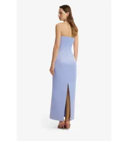 Leo Lin Rayna Embroidered Bustier Maxi Dress in Rose in Perinwinkle Size AU12 for rent on The Volte - image 3
