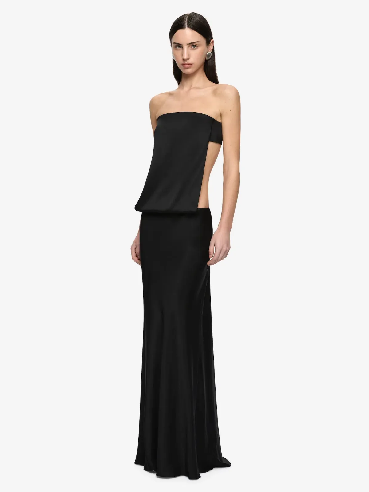 Bec and Bridge Renee Strapless Maxi Dress in Black Size AU 6 - Image 1