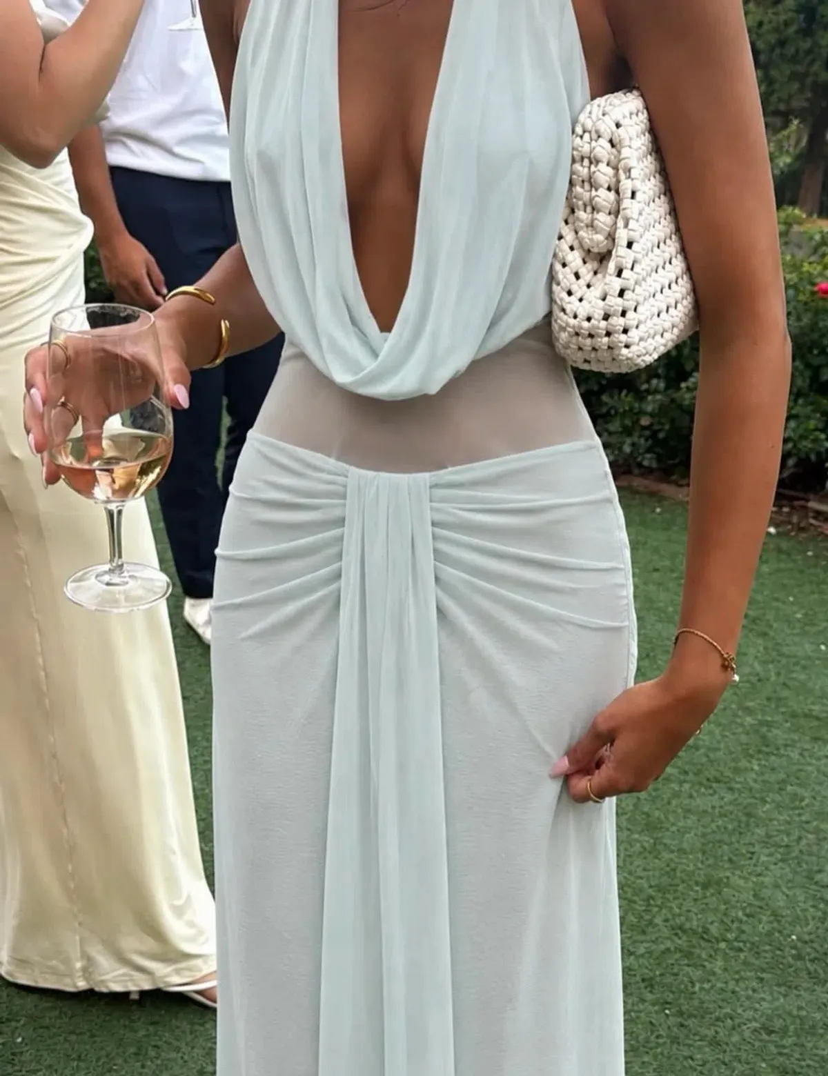 Bec and Bridge Isora Halter Maxi Dress in Mist Size 8 - Image 2
