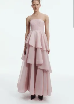 Aje Clover gown size 12 fawn pink for rent on The Volte - image 1