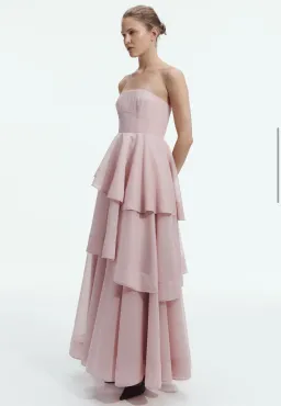 Aje Clover gown size 12 fawn pink for rent on The Volte - image 2