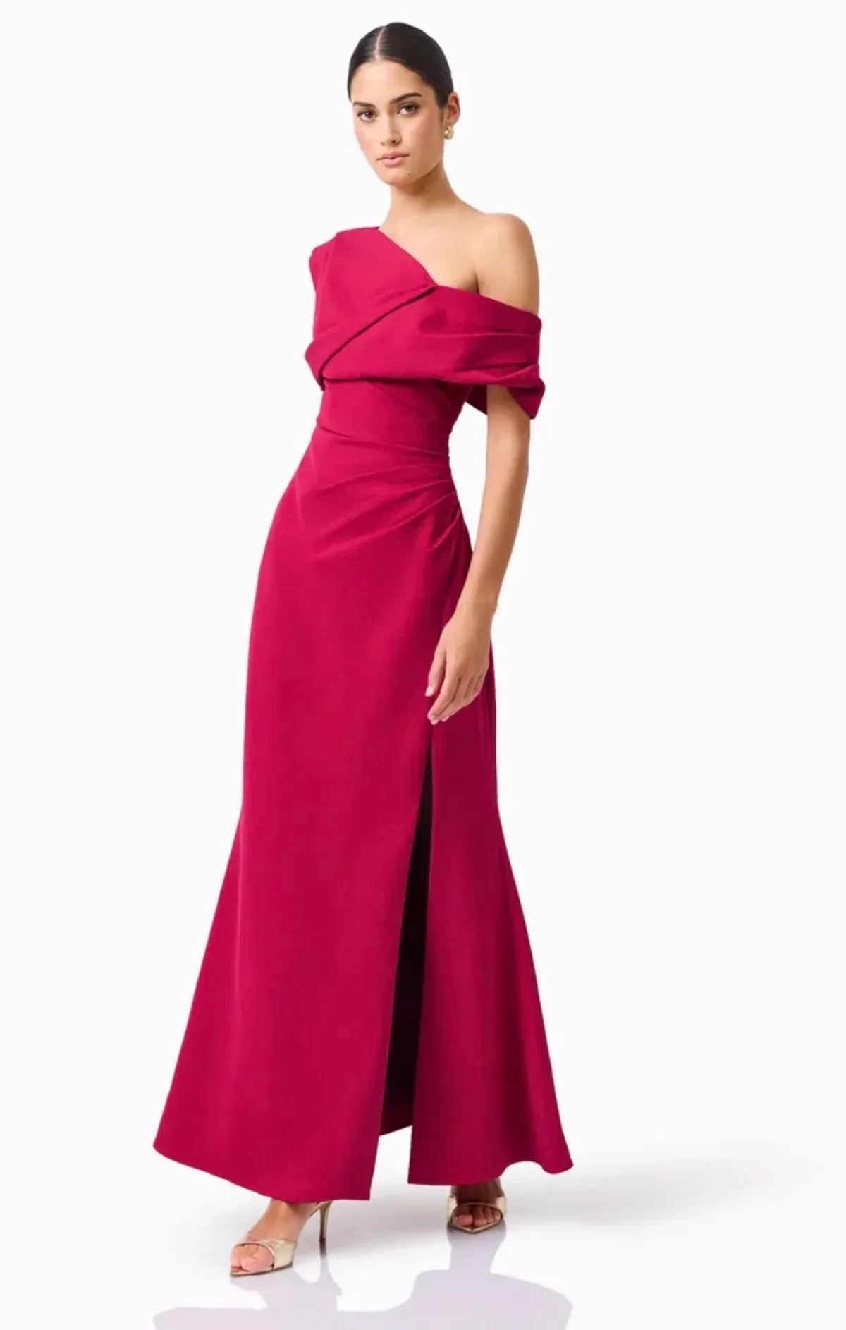 Elliatt Vardessa Gown size 16 Raspberry Pink - Image 2