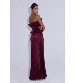 L'Idee Masquerade Gown in Wine Size AU14 for rent on The Volte - image 3