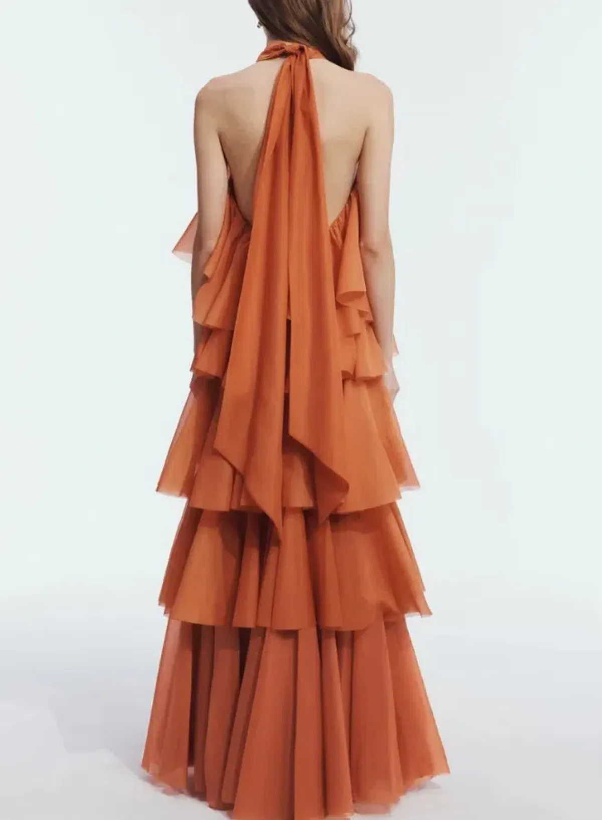 Aje Sorela Gown in Spiced Orange Size 10 - Image 2