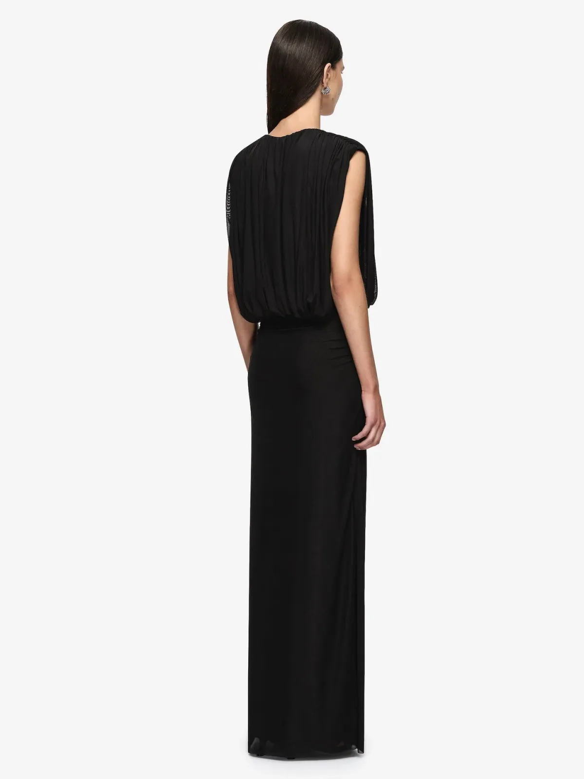 Bec and Bridge Isora Drape Maxi Dress in Black Size AU 6 - Image 3