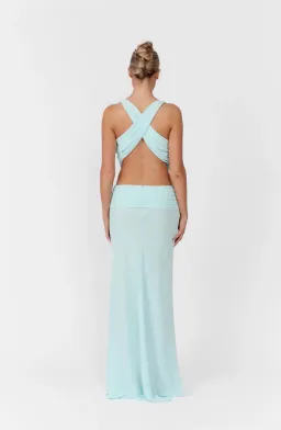 Mim and Bell Yvette Dress Blue size small for rent on The Volte - image 2