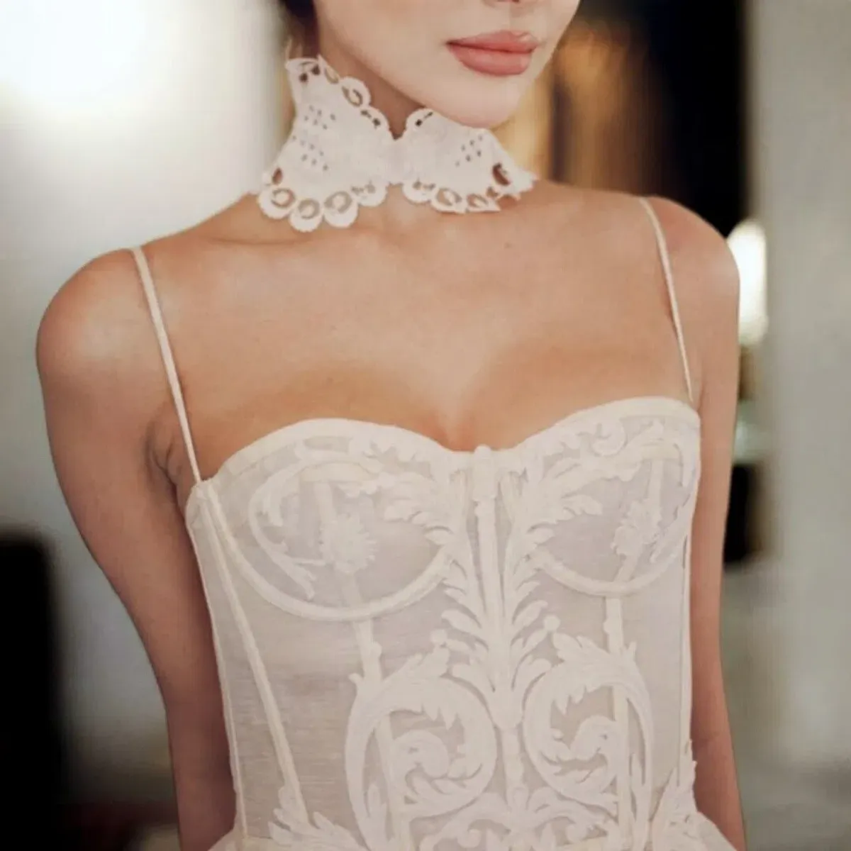 Zimmermann Rebellion Filigree Mini Dress Cream 1 / AU 10 - Image 5