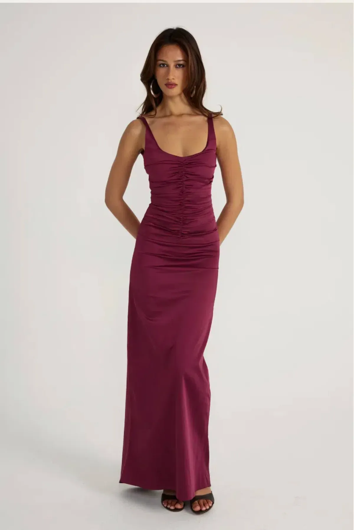 Ance Gria Atlein Gown - Plum, Size S - Image 1