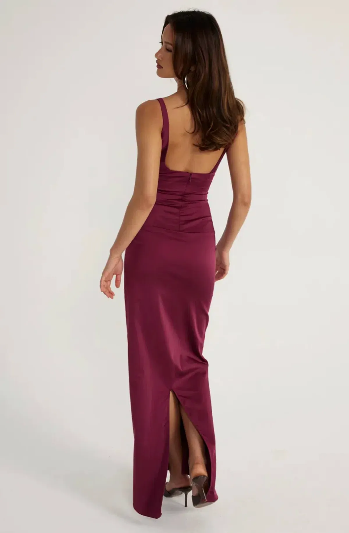Ance Gria Atlein Gown - Plum, Size S - Image 6