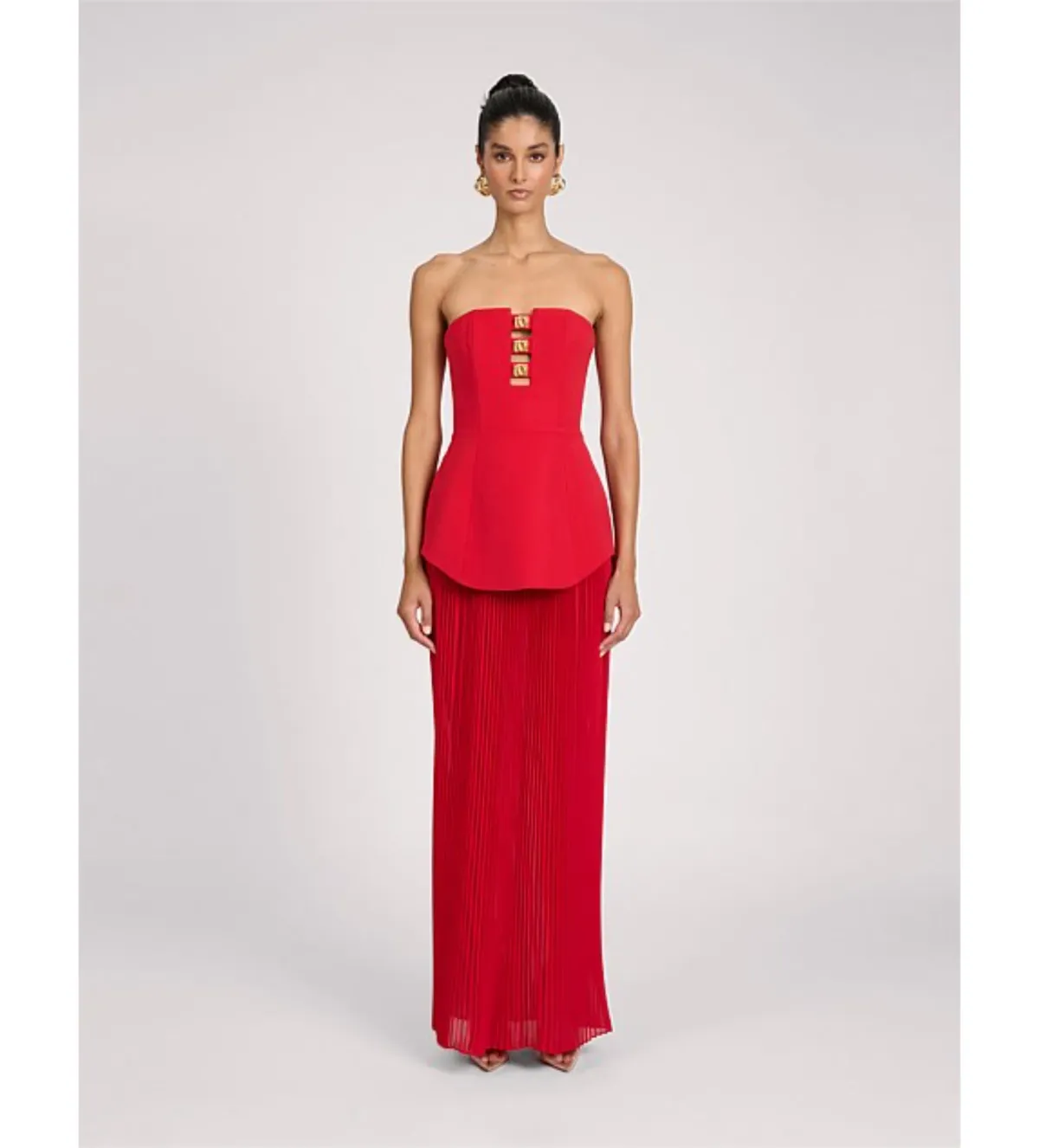Eliya The Label Leo Maxi Dress in Red Size AU8 - Image 2