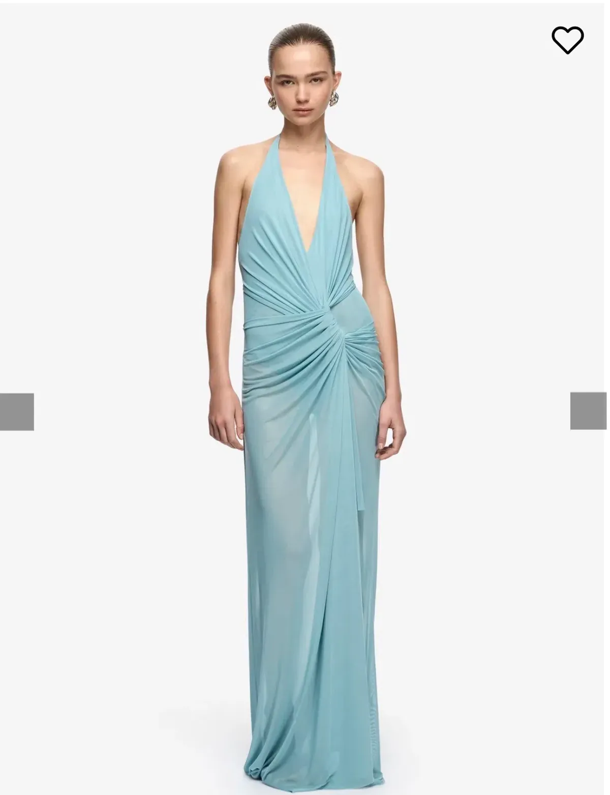 Bec and Bridge XANTHI V NECK MAXI DRESS Blue - Image 1