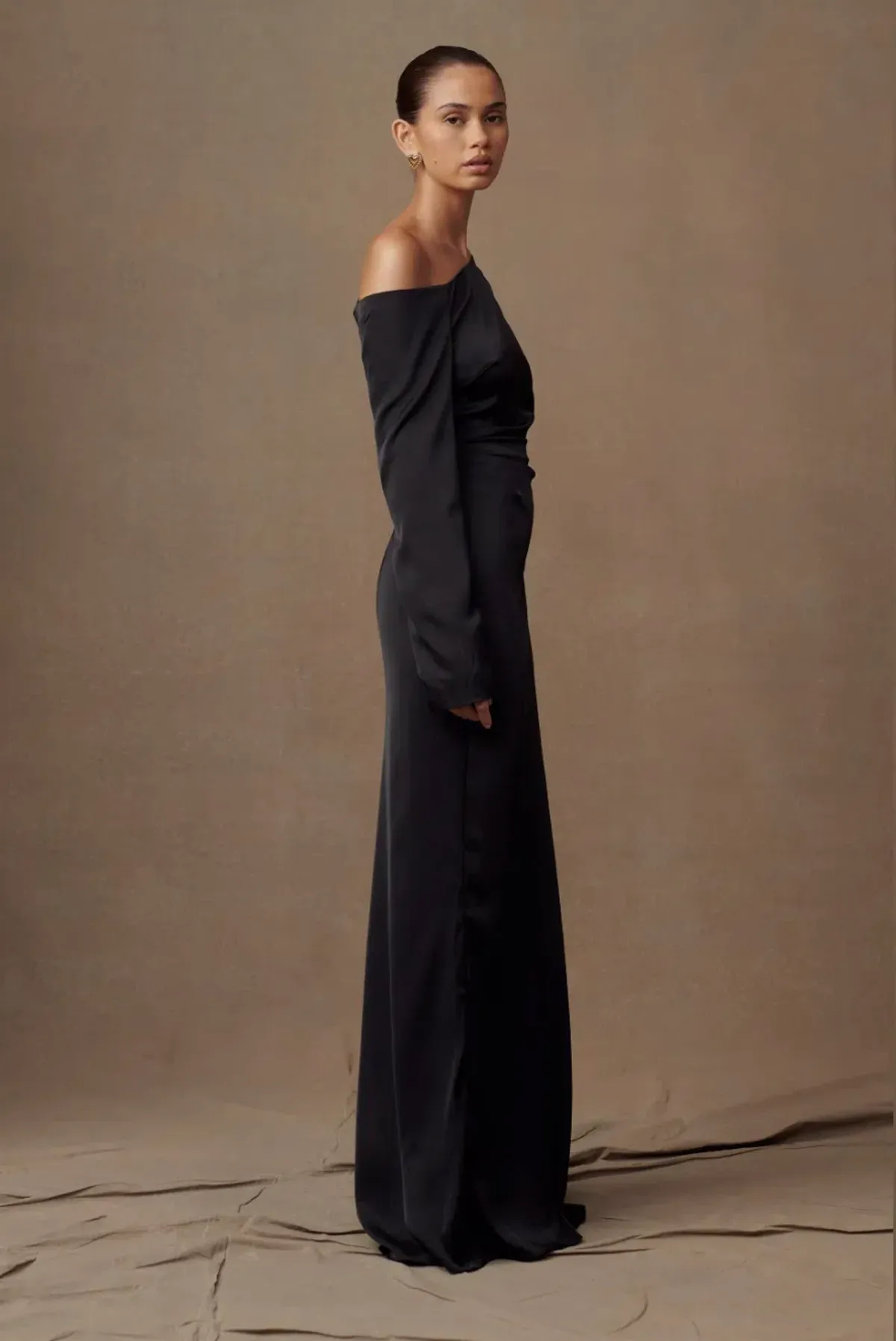 MESHKI Avery Long Sleeve Maxi Dress - Image 3