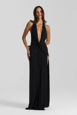 NATALIE ROLT WINONA GOWN IN BLACK SIZE 6 (0) for rent on The Volte - image 1