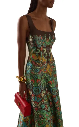 Alemais Charlotte Maxi Gown Watercolour Print Size 14 for rent on The Volte - image 2