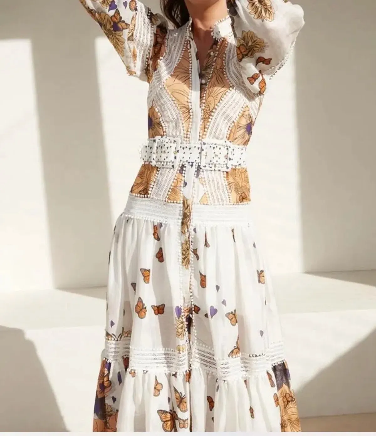 Mackenzie Mode Monarch long sleeve maxi dress - Image 1