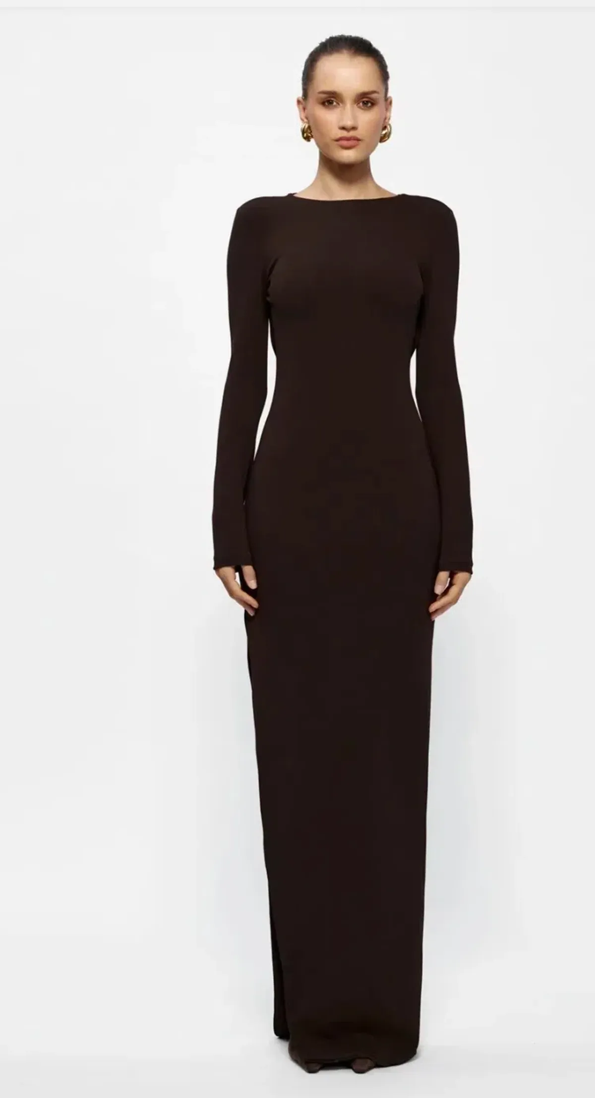 Effie Kats Indie Chocolate Maxi dress Size 10 - Image 2