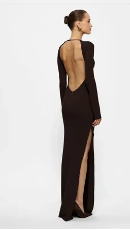 Effie Kats Indie Chocolate Maxi dress Size 10 for rent on The Volte - image 4