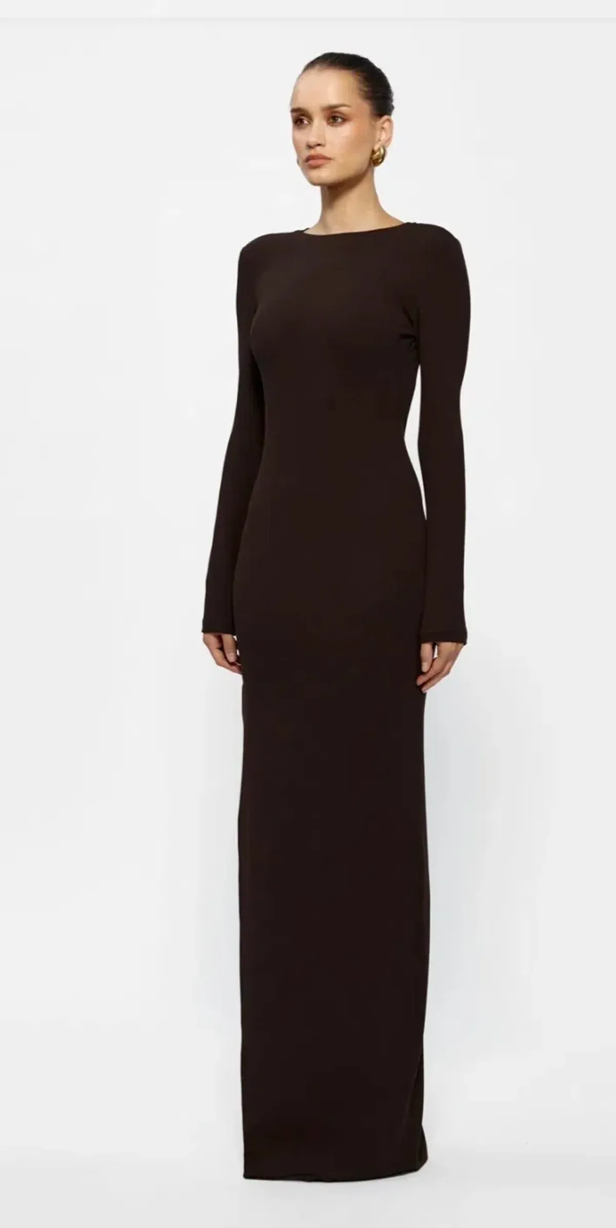 Effie Kats Indie Chocolate Maxi dress Size 10 - Image 3