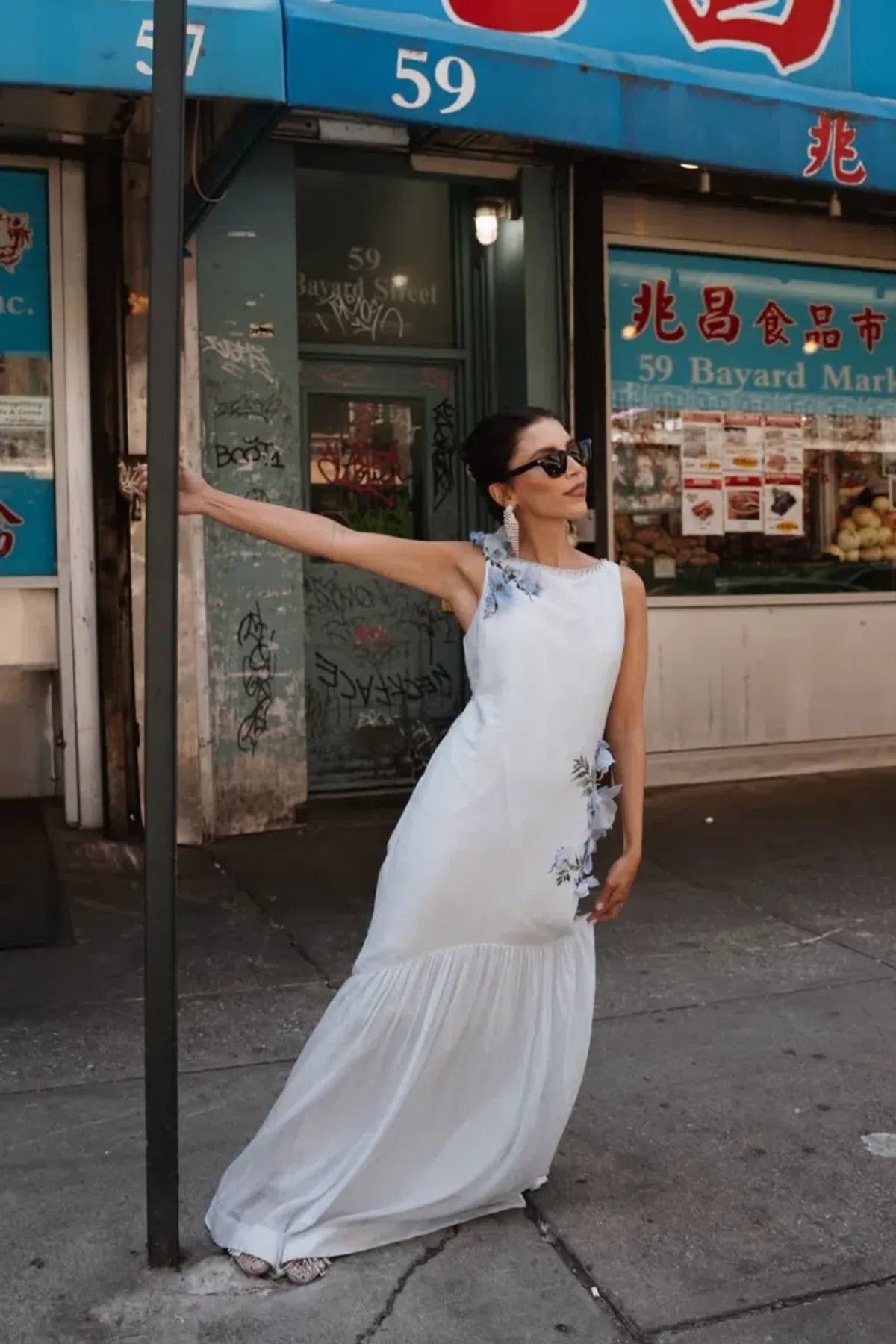 ANTIPODEAN BISOUS OPEN BACK BOAT NECK DRESS - Image 2