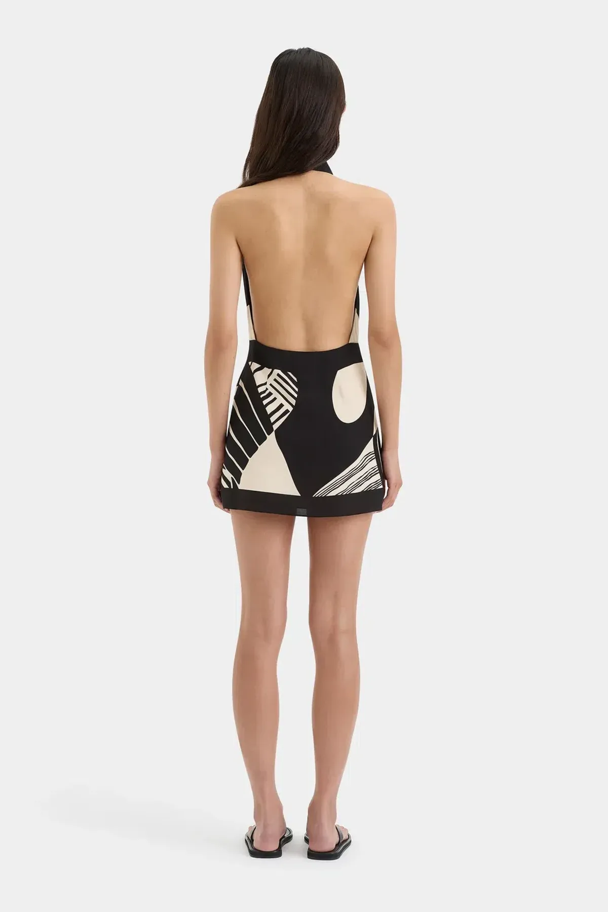 SIR THE LABEL Realisme Wrap Halter Mini Dress - Image 4