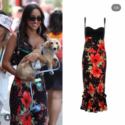Vintage Dolce & Gabbana Silk Maxi Dress for rent on The Volte - image 1