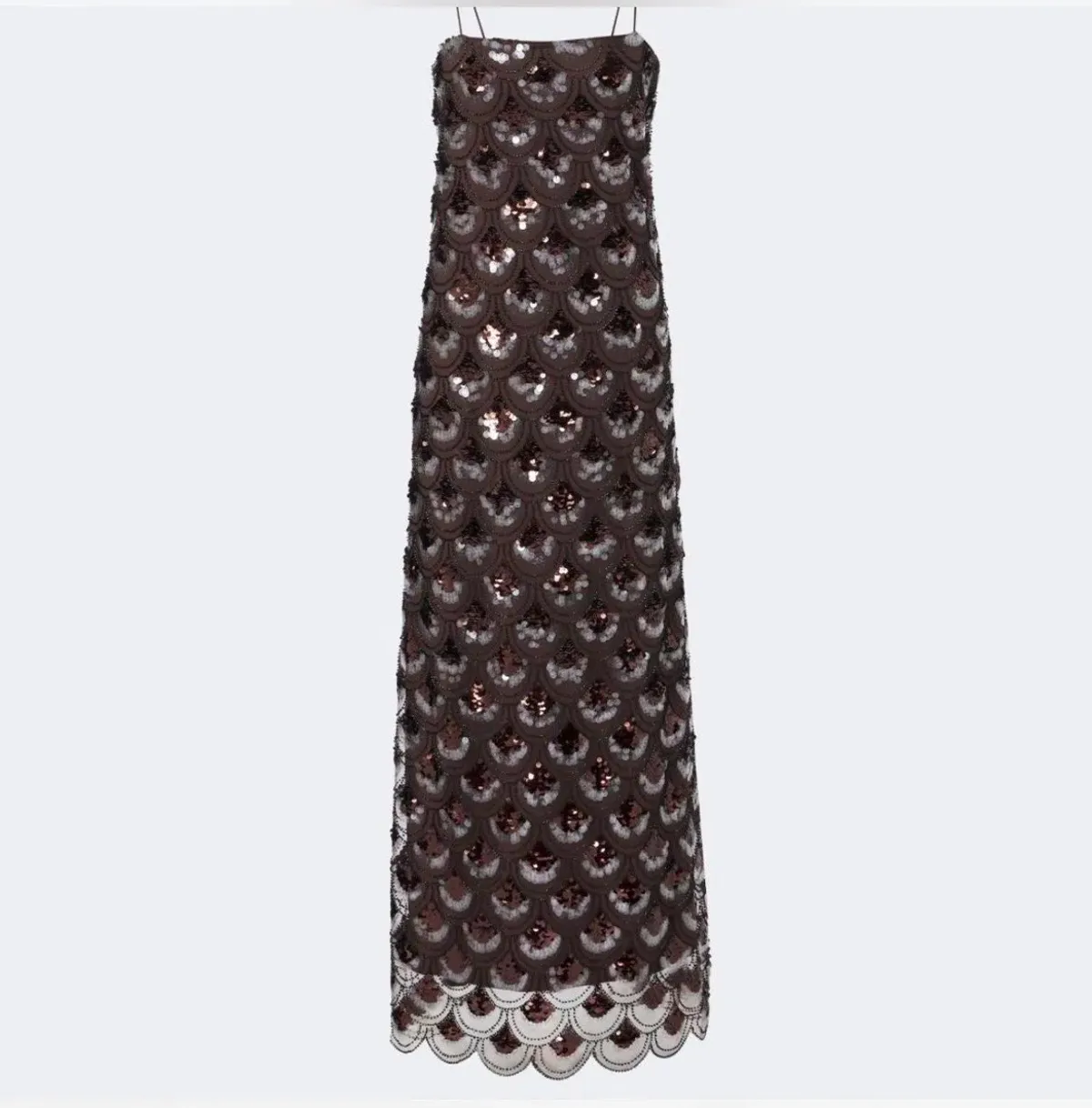 Rotate brown sequin maxi dress - Image 1